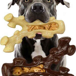 2 Pack Dog Chew Toys for Aggressive Chewers,Boredom and Stimulating Best Dog Toy